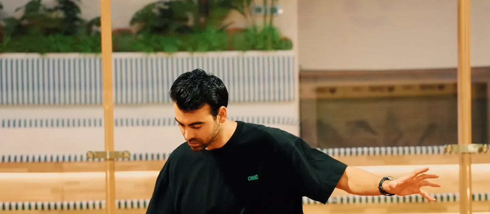 O'Padel Sky kortunda padel vuruşu